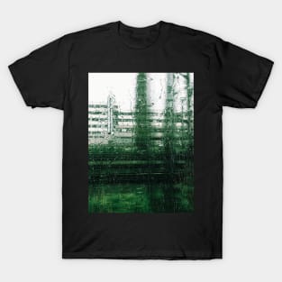 Heavy Rain and Rain Drops Through Train Window T-Shirt